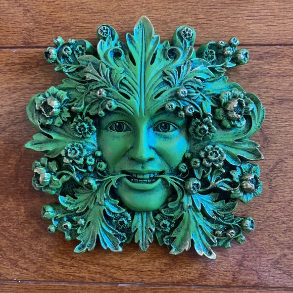 Greenman, Mistress, Primavera  art wall plaque - Picture 4 of 14